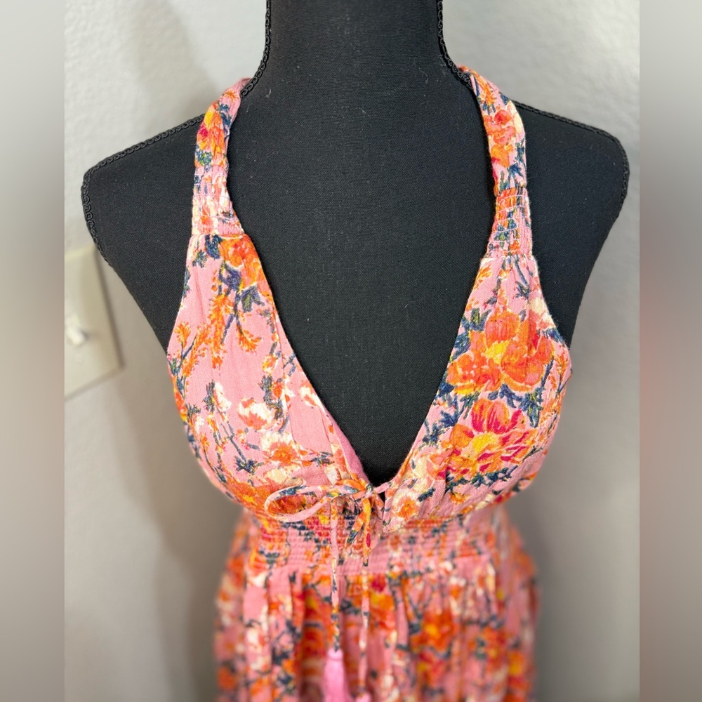 Free People Valentines Washed Ashore Floral Mini Dress- Size XS - Picture 3 of 11
